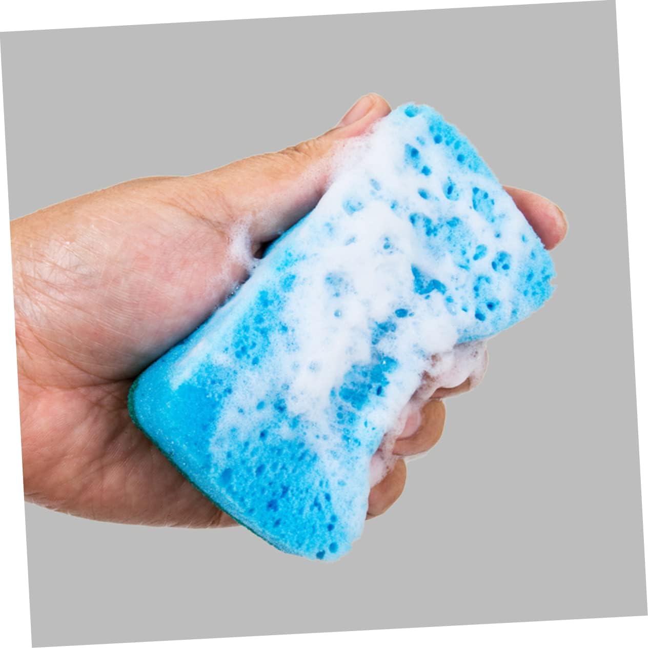 Gatuida 24pcs Colorful Double-Sided Scouring Pad Sponge for Kitchen Cleaning Highly Absorbent Dishcloths for Dishes and Bowls Non-Scratch Scrubber for Dishwashing