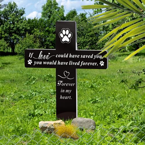 Acrylic pet Tombstone Commemorative Pile Personalized pet Monument Weather Resistant Garden Decoration Comfortable Gift