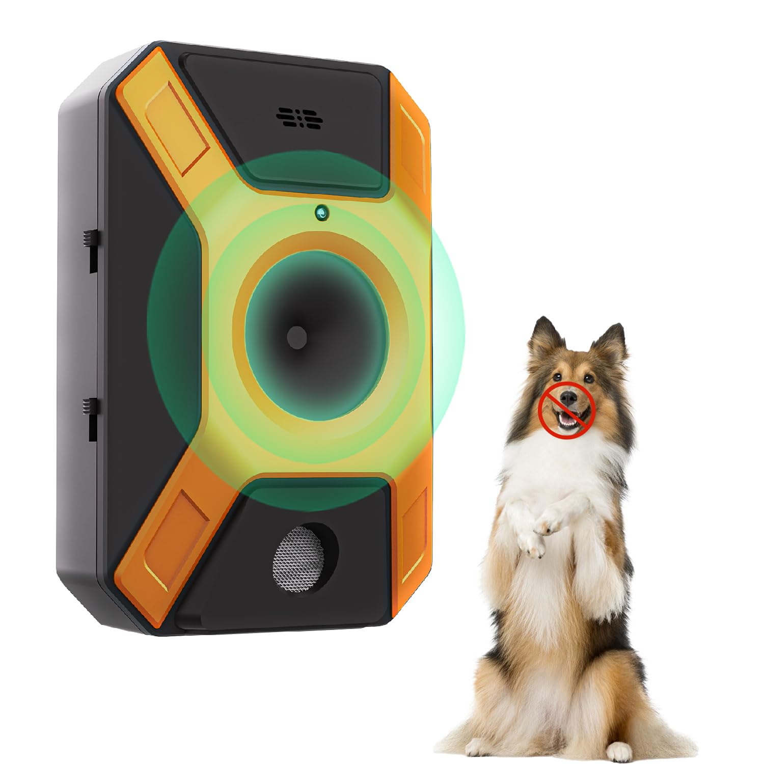 Mejorar antiladridos para perros, antiladridos, antiladridos antiladridos para perros, dispositivo automático antiladridos para perros con 3 modos electroestimulador muscular