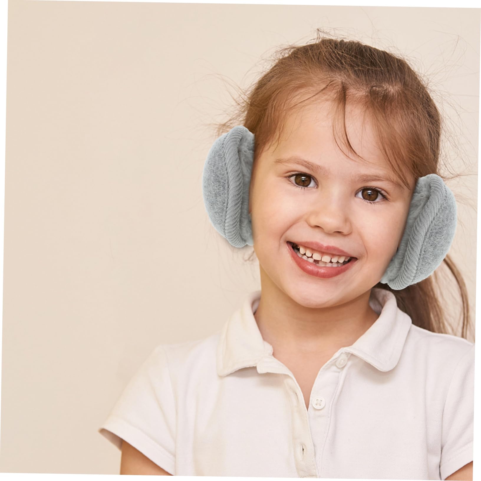 VALICLUD Kaninchenfell Kaninchentoiletten Ohrwachsentferner Ohrringhalter Earmuffs Kind Fleece-ohrenschützer Hitze Dame Geschmeidiger Ohrenwärmer Schöner Ohrenschützer