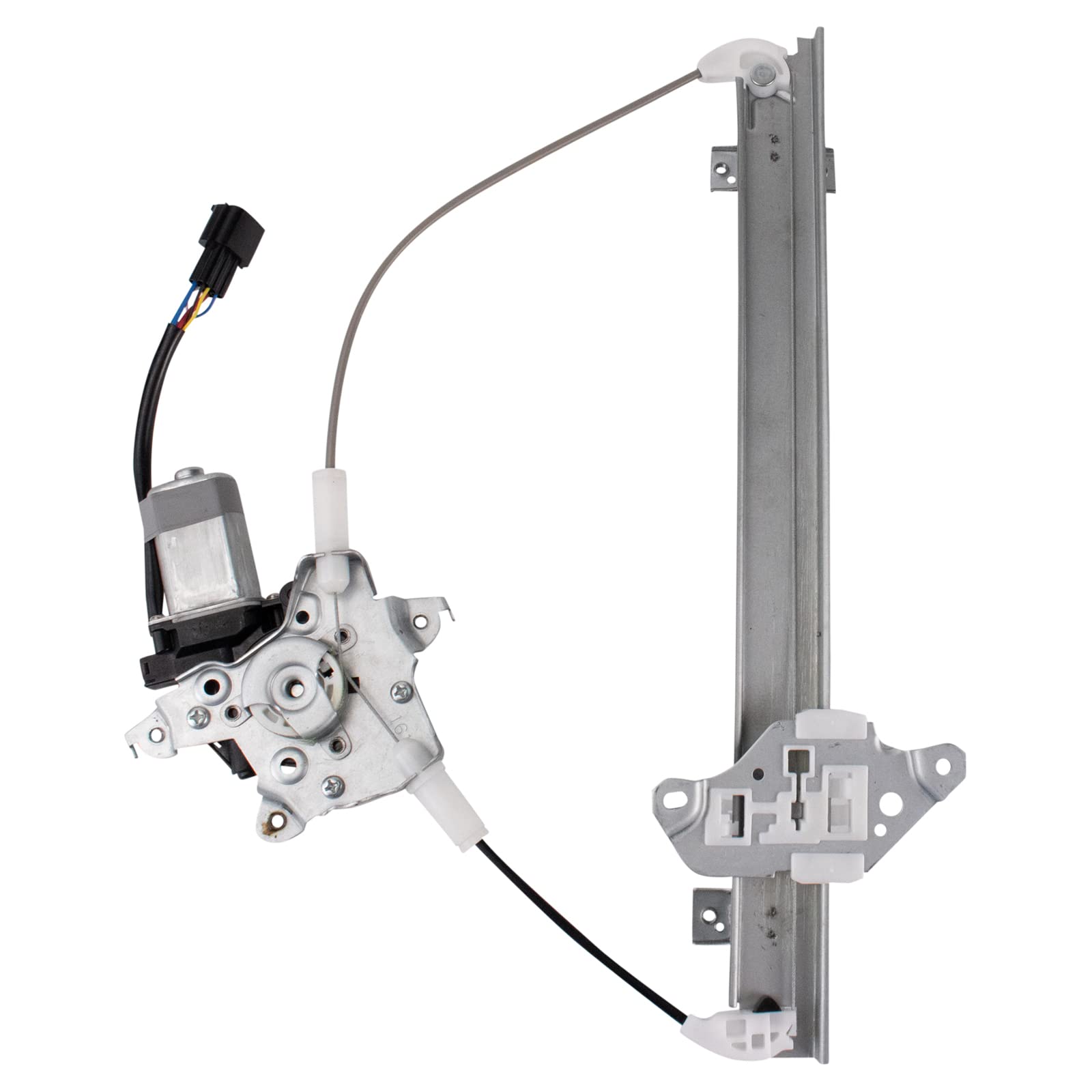 TRQ Front Driver Side Power Window Motor and Regulator Assembly One Touch