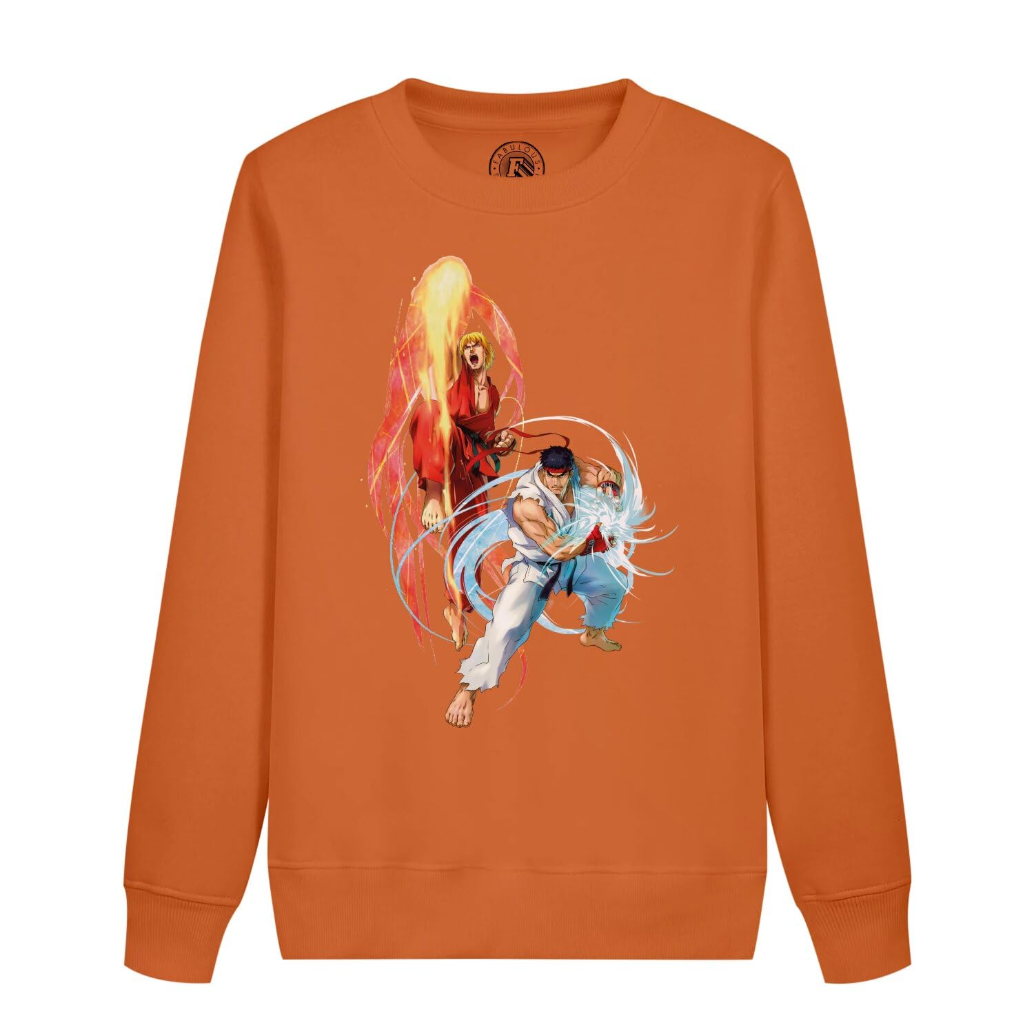 Sweatshirt enfant Ryu Ken pull coton chaud jeux combat - 4
