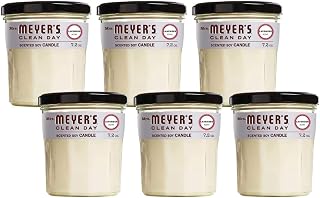 Clean Day Soy Candle, Lavender, 7.2-Ounce Glass Jars (Pack of 6)