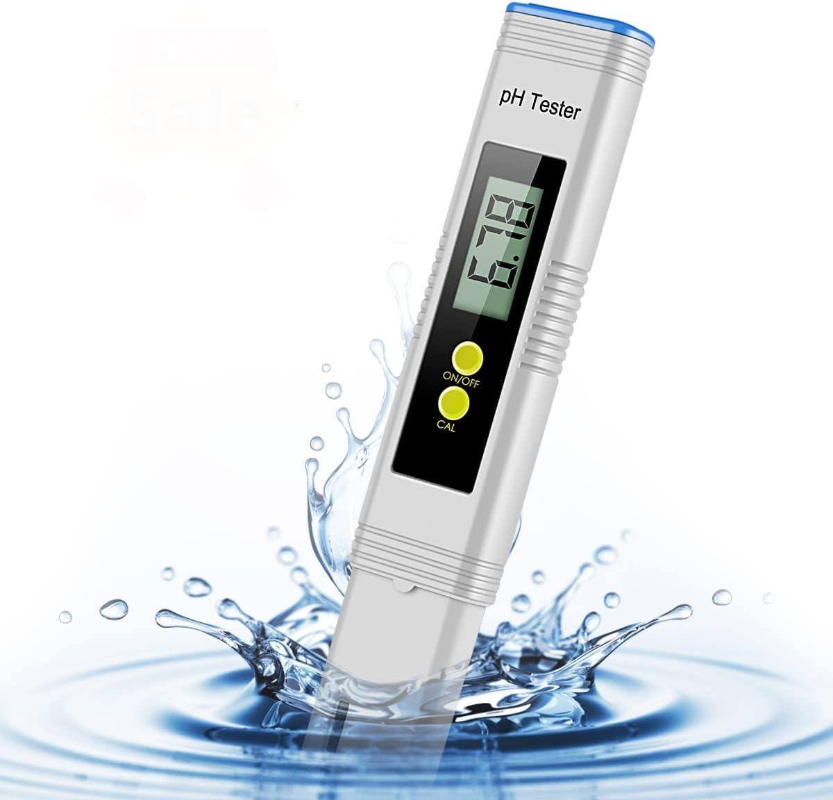 PH Meter, Digital PH Meter, PH Meter for Water, 0.01 PH High Accuracy Water Quality Tester with 0-14 PH Measurement, Water PH Tester Range for Household Drinking, Pool, Aquarium, Hydroponics