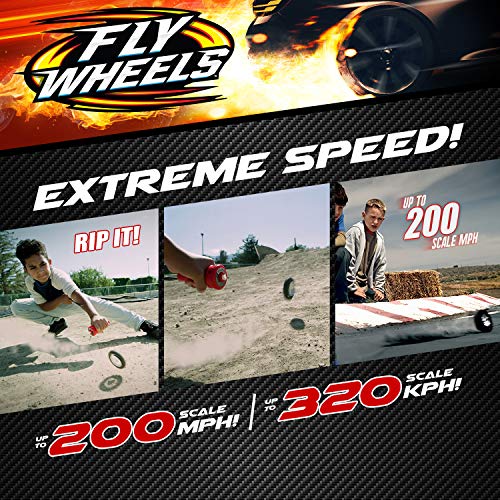 Fly Wheels Launcher + 2 Off-Road Wheels - Rip it up to 200 Scale MPH, Fast Speed, Amazing Stunts & Jumps up to 30 feet! All Terrain Action: Dirt, Mud, Water, Snow- One of The Hottest Wheels Around! - Thumbnail 3