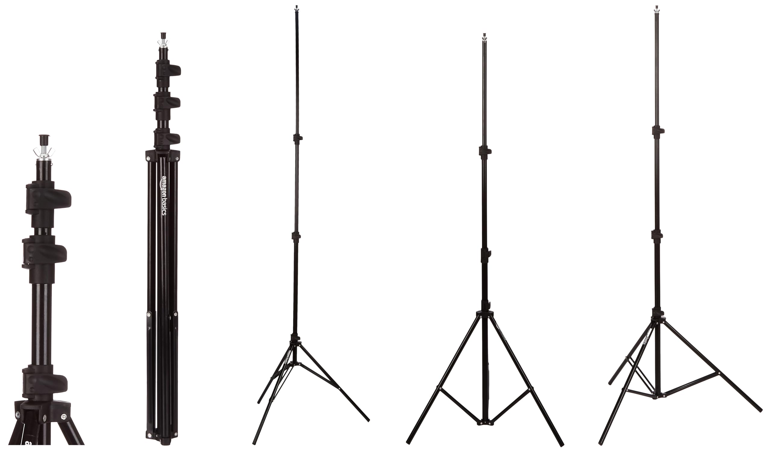 Amazon Basics Studio Background Stand Kit ((9 x 9 Feet) | Backdrop Photography and Videography | Adjustable | Foldable and Portable | with Carry Bag and Backdrop Curtain (Green) 4