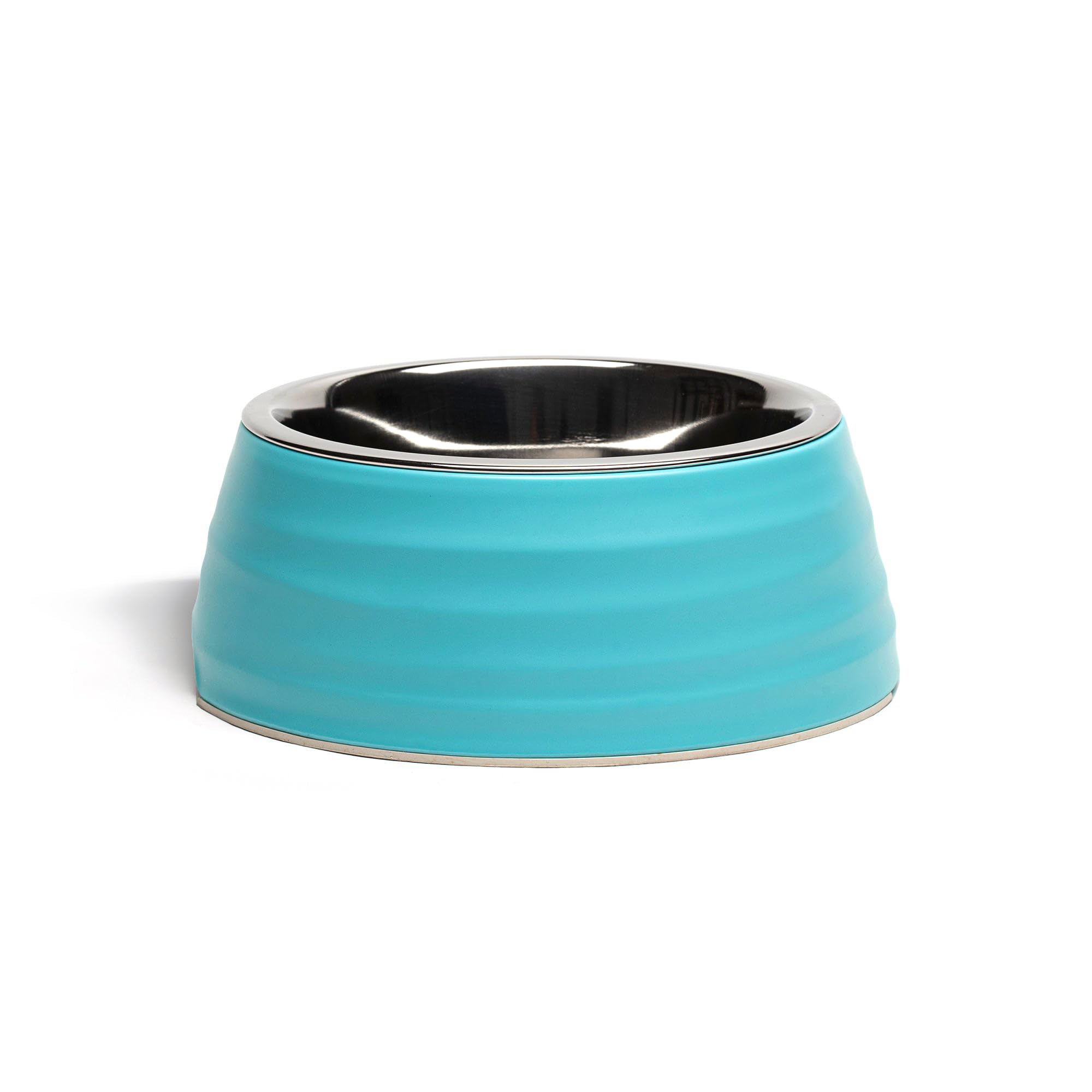 HUFT Waves Embossed Melamine Dog Bowl - Blue - L (B0D49SC86X) Amazon Price History, Amazon Price Tracker