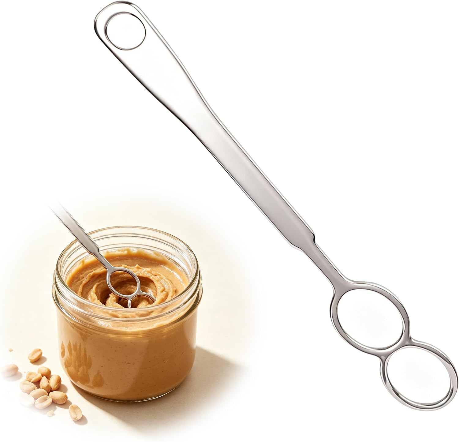Stainless Steel Peanut Butter Stirrer, Peanut Butter Mixing Tool