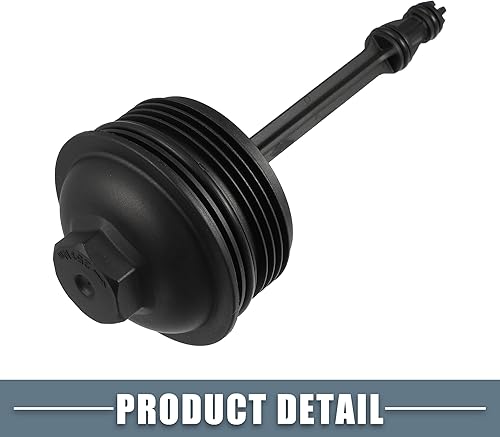 Miniatura 7 de Tapa de la cubierta del filtro de aceite del motor 03L115433C para Audi A4 B8 2.0TDI 2007-2015 Diesel Plástico Negro