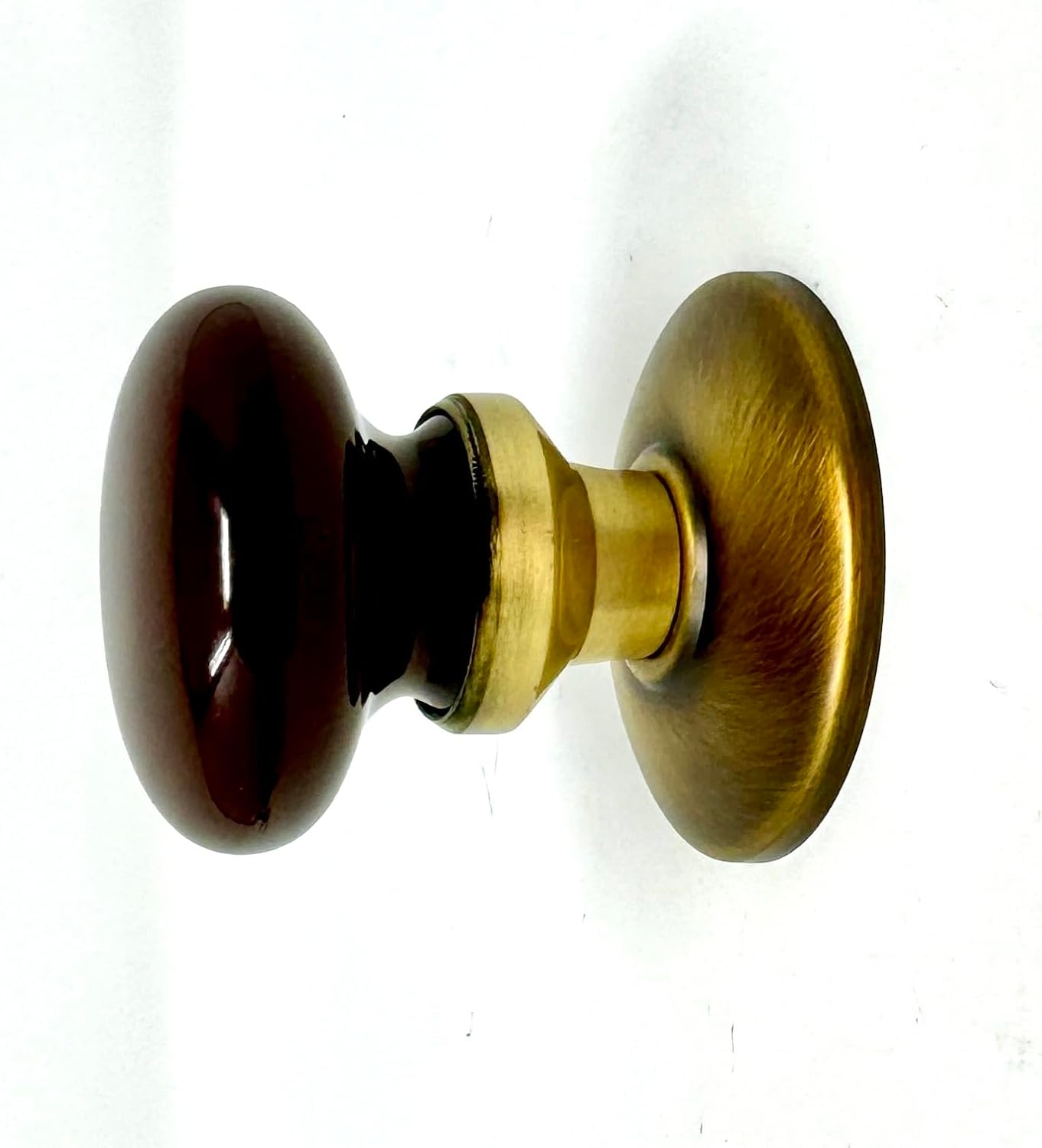 Antique Reproduction Porcelain Dummy Door Knob 1902A-AB9SD Single Surface Mount for French Door