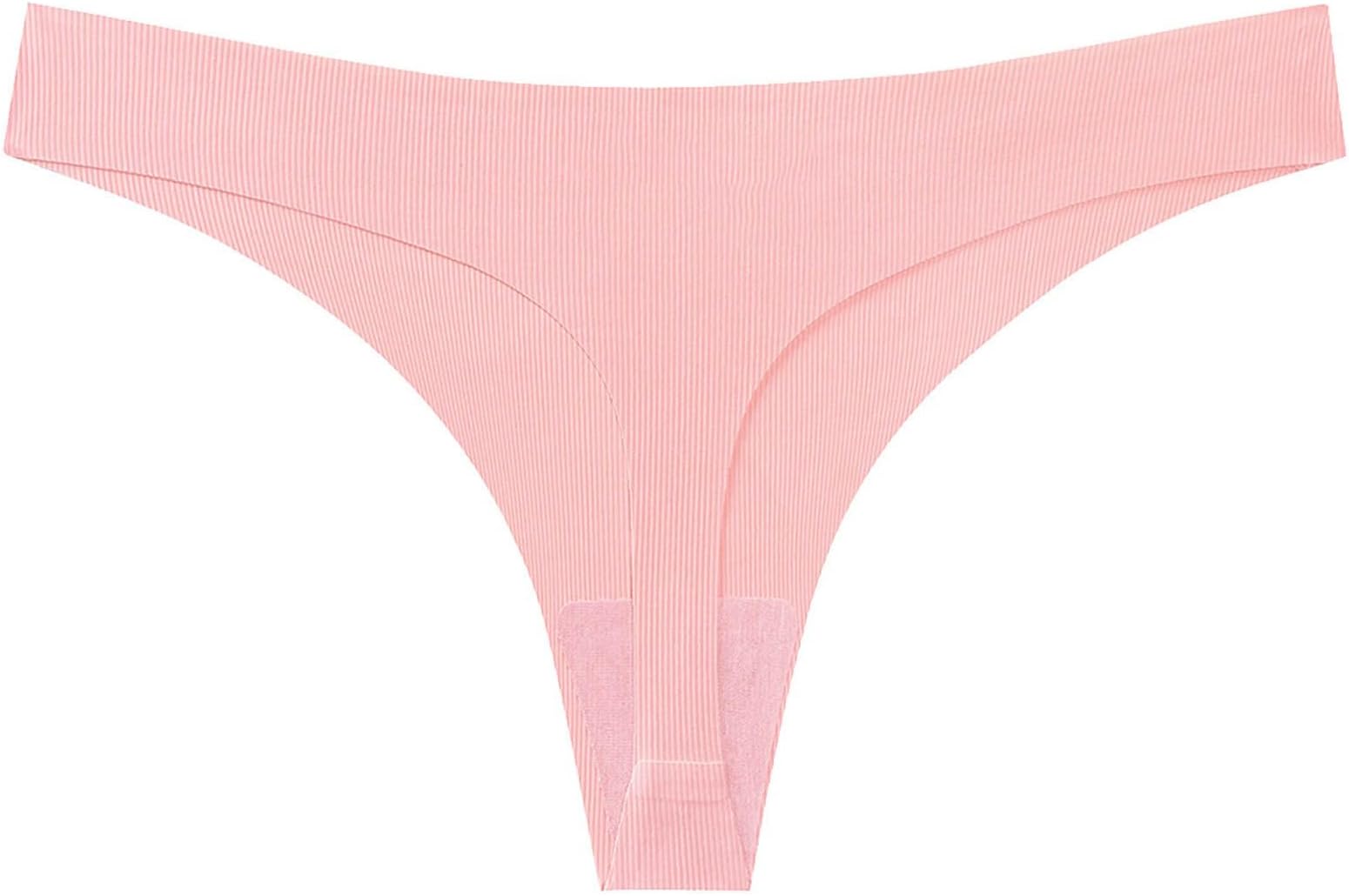 Women's Seamless Thongs Briefs No Show Low Waist Comfy Bikini Underwear Breathable Panties Underpant for Women