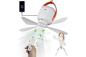 Portable Tent Ceiling Fan: Camping Essential for a Comfortable Night's Sleep