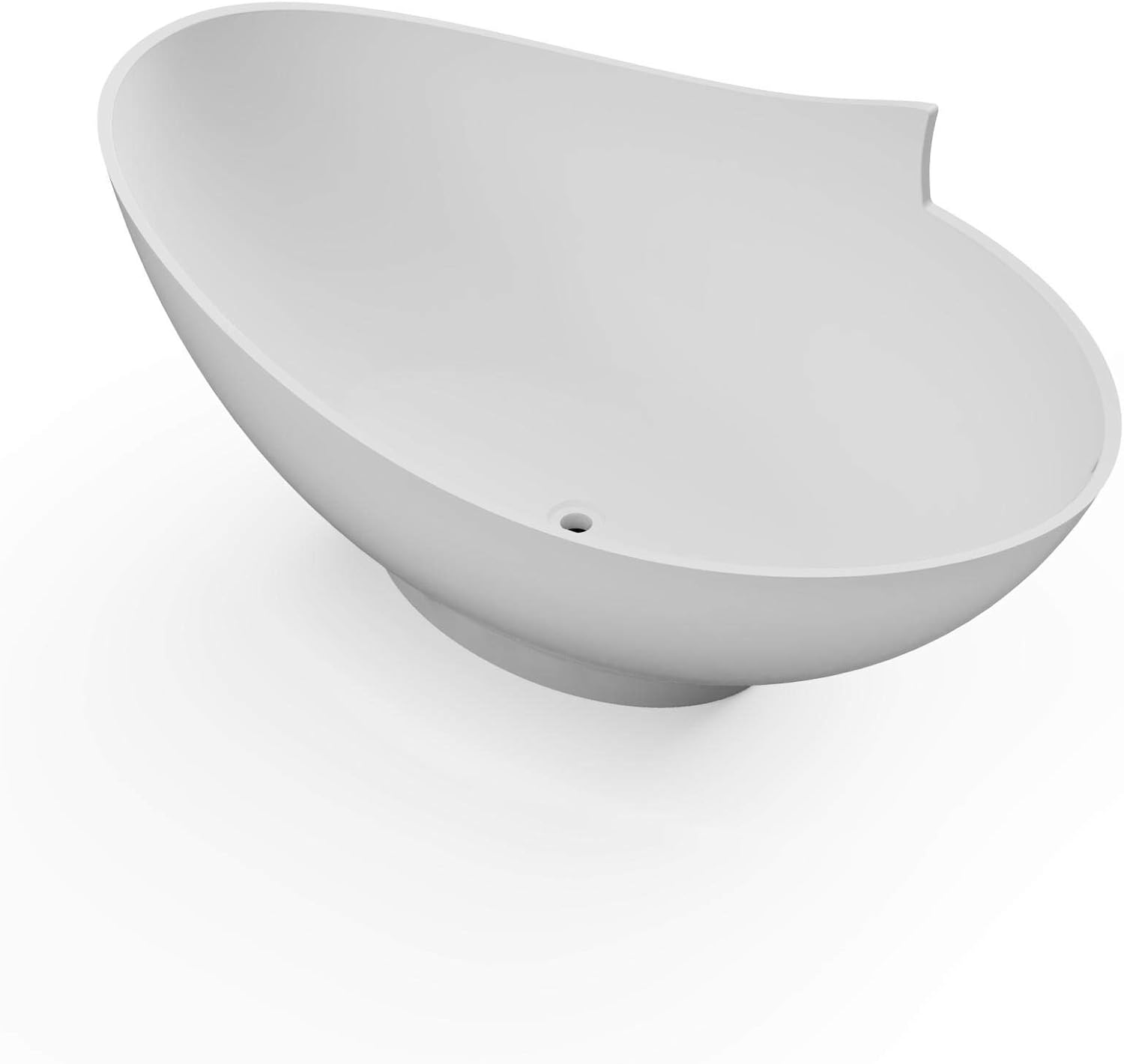 Adm Circular Stone Resin Freestanding Bathtub 709