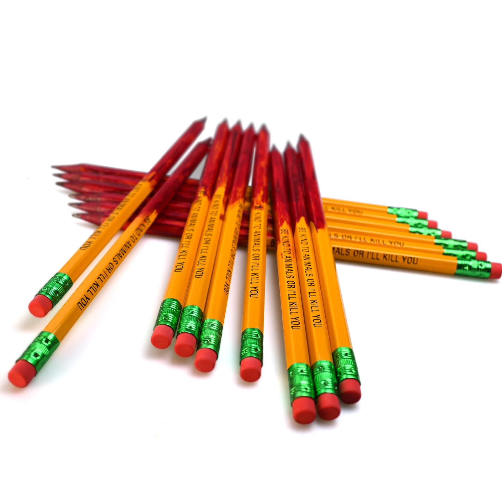 Blood Pencil John Movie Props Cosplay for Fans Hand Painted Pencil Be Kind To Animals Or Ill Kill You product thumbnail 6