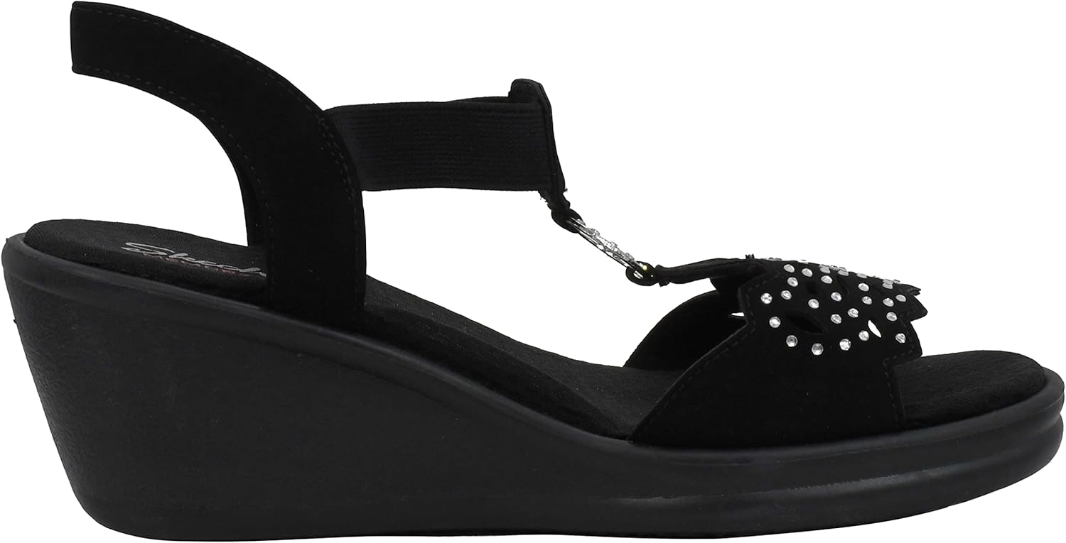 Skechers Women's Rumblers - Queen B Wedge Sandals