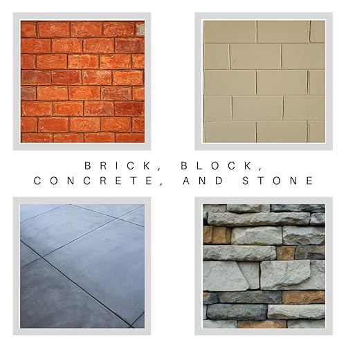 Miniatura 4 de 100 tornillos para hormigón Phillips con punta de diamante de cabeza plana de 14" x 1-14" para anclar mampostería, bloque y ladrillo (BCP492)