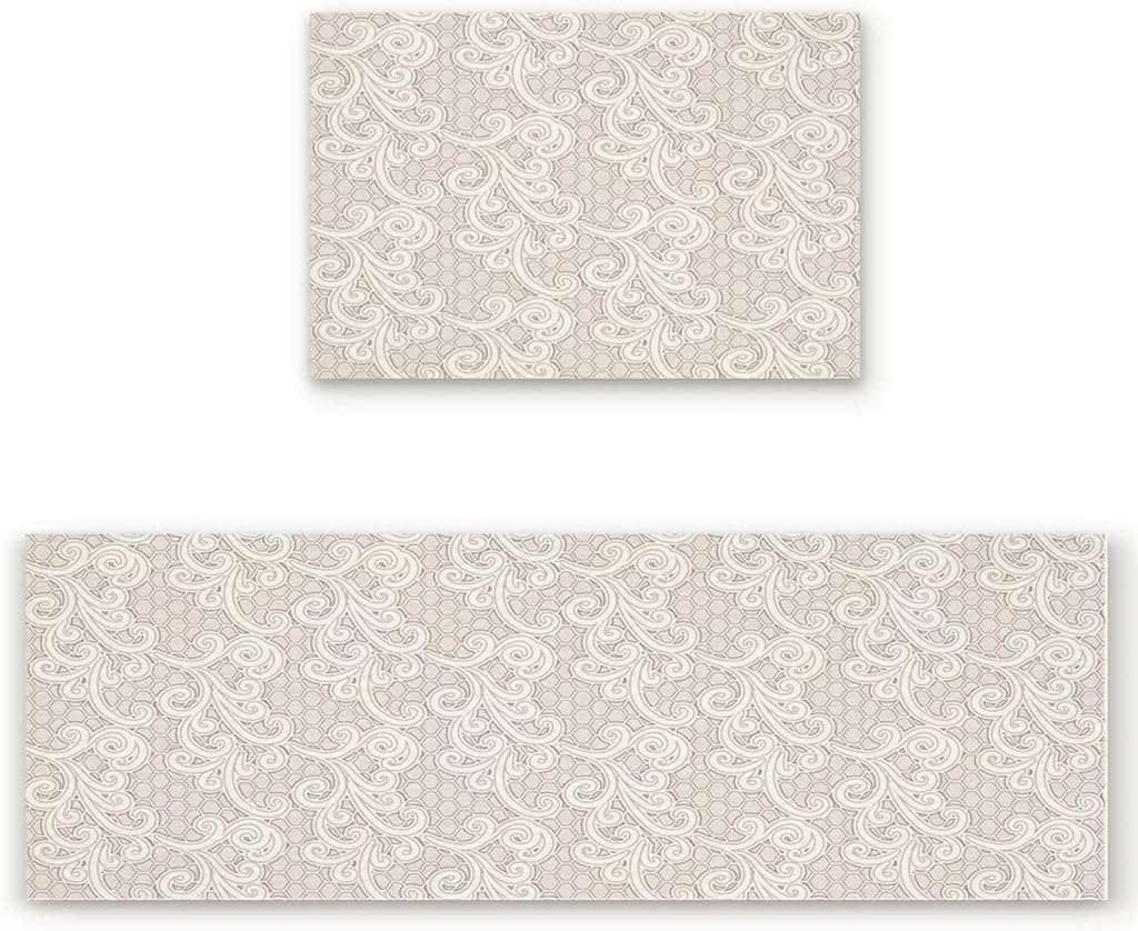 2 Pack Art Home Kitchen Door Mats Bathroom Entrance Living Room Bedroom Blankets