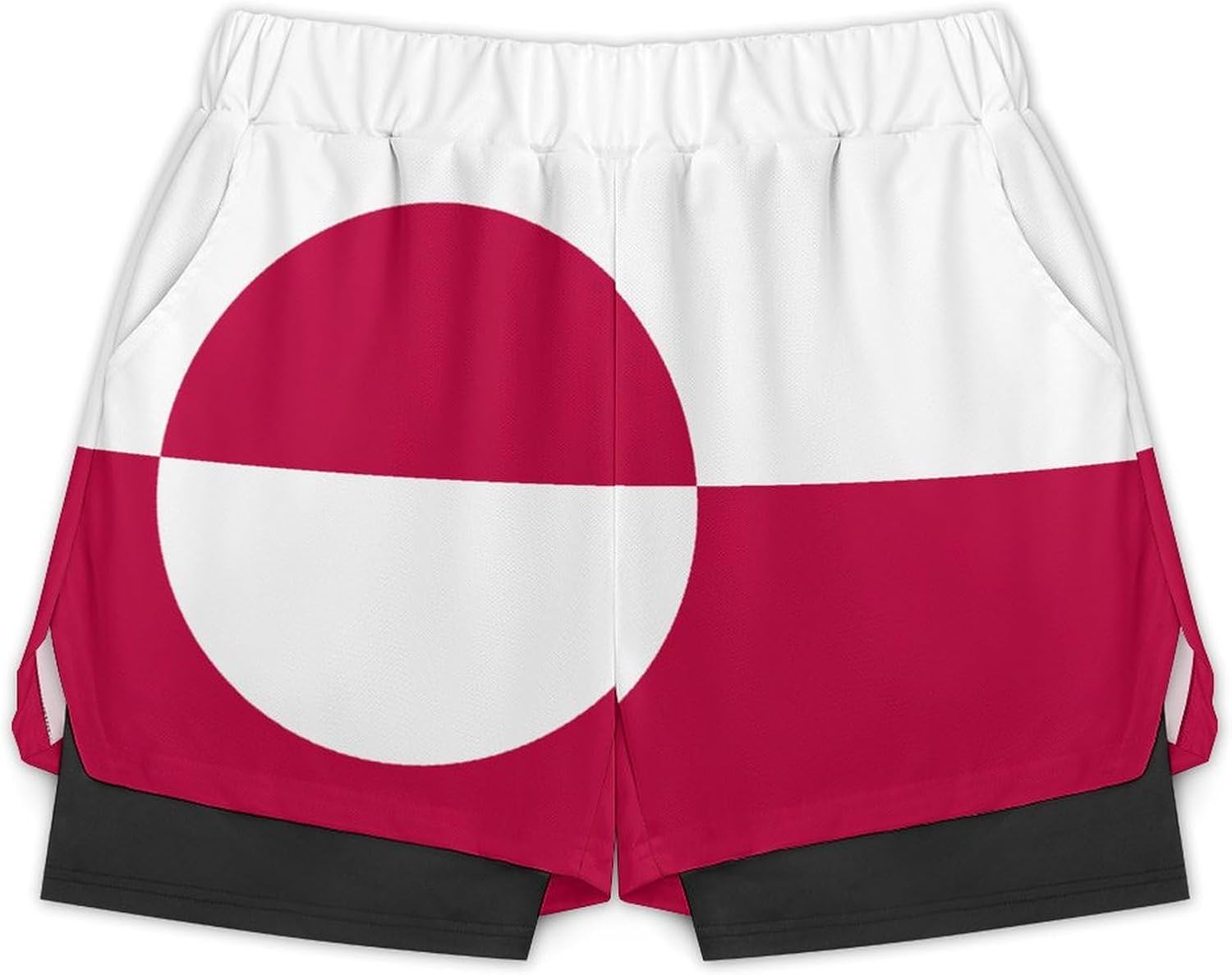 Guyana Flag Summer Beach Shorts 80s 90s Men's Swim Trunks Printed Beach Shorts for Men