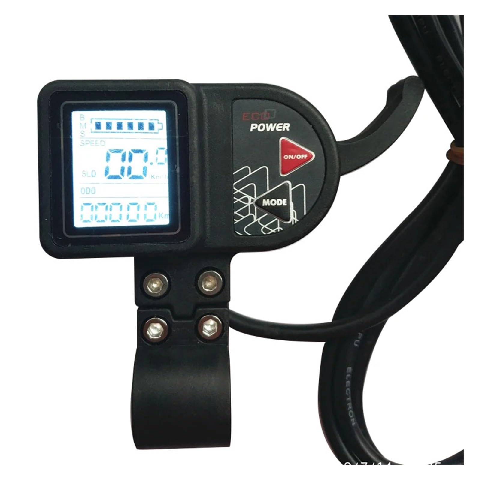 Interruttore display velocità potenza misuratore LCD scooter elettrico, for Kugoo, for M4 Pro FLJ T113 Janobike, for ZERO, 10 accessori universali for bici elettriche Cruscotto per scooter ele