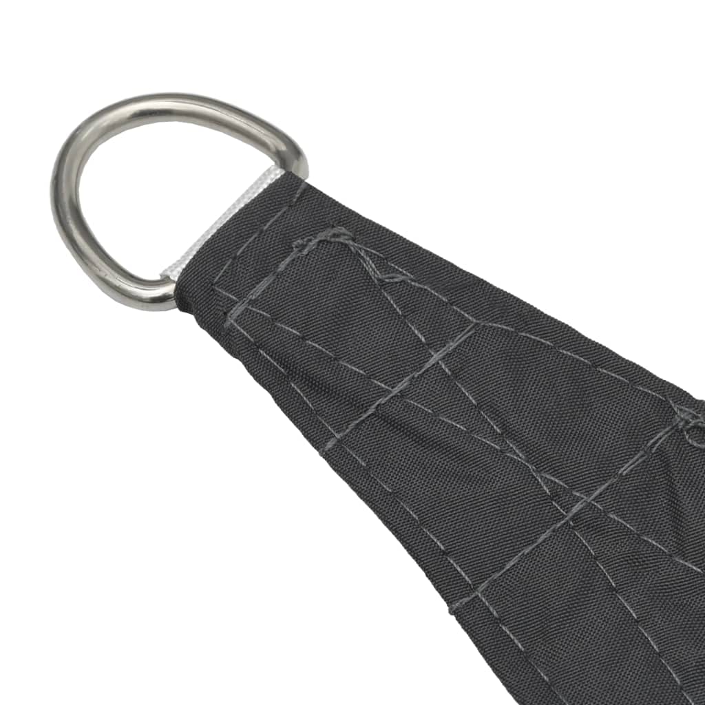 Vela da ombra solare triangolare x x m resistente UV e pioggia per patio giardino balcone spiaggia campeggio outdoor protezione sole