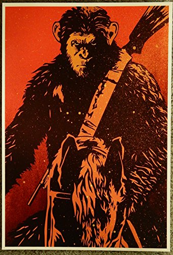 13x20 War for the Planet of the Apes Triple Feature Exclusive Poster July 12, 2017 Caesar