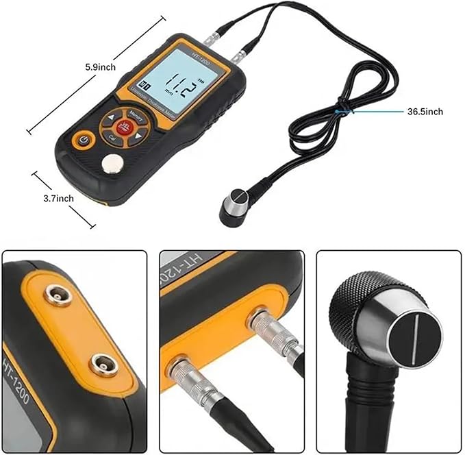 Medidor de Espesor Ultrasónico Inteligente HT-1200 miniatura 2