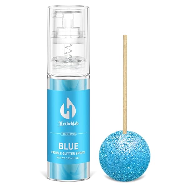 Edible Glitter Spray 10g Food Grade Cake Glitter Edible Spray for Chocolate Strawberry Cake Pops