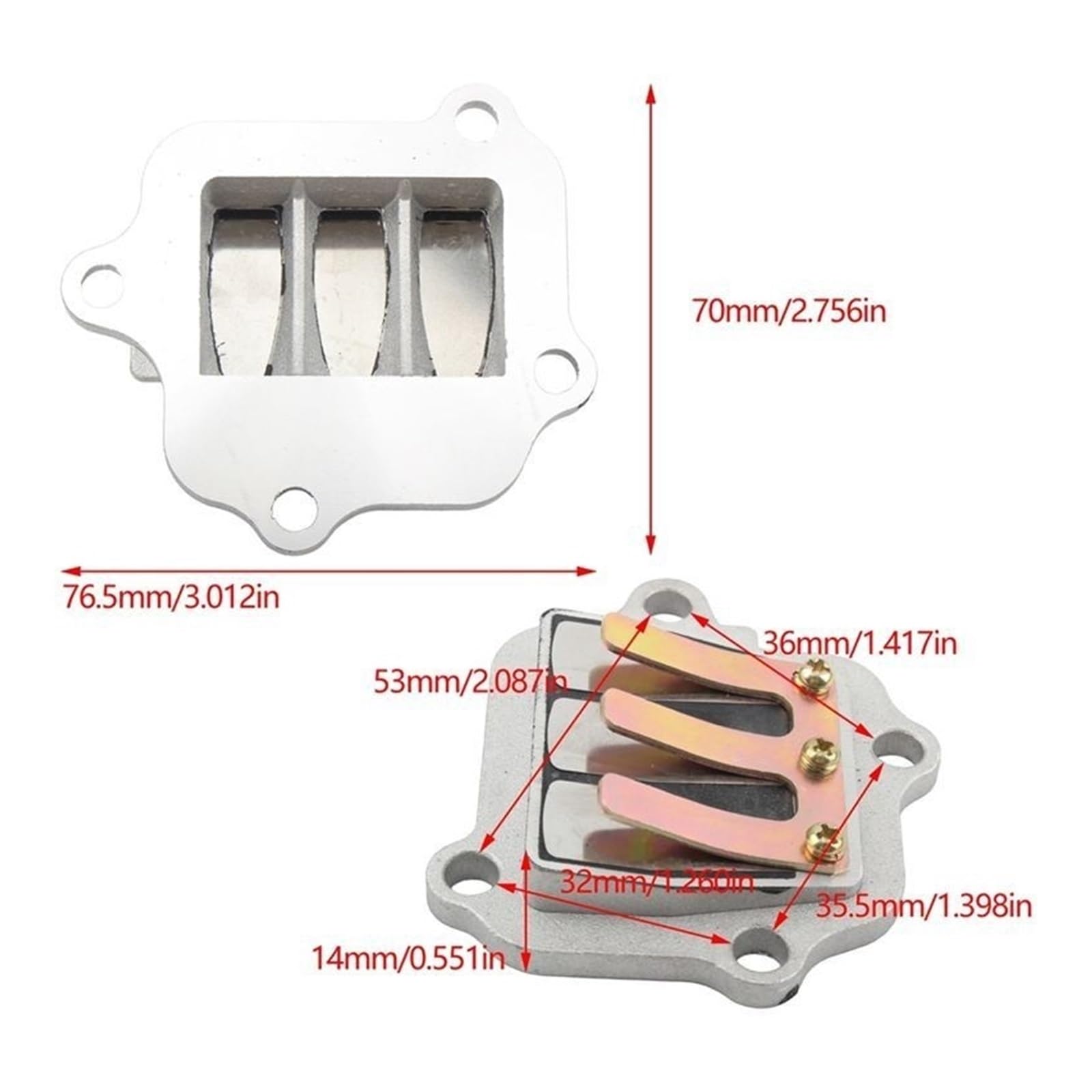 Ensemble De Valve À Clapet Remplacement Convient pour PW80 PY80 CY80 V80 Y100 pour VTT CLAPET BOITE POUR