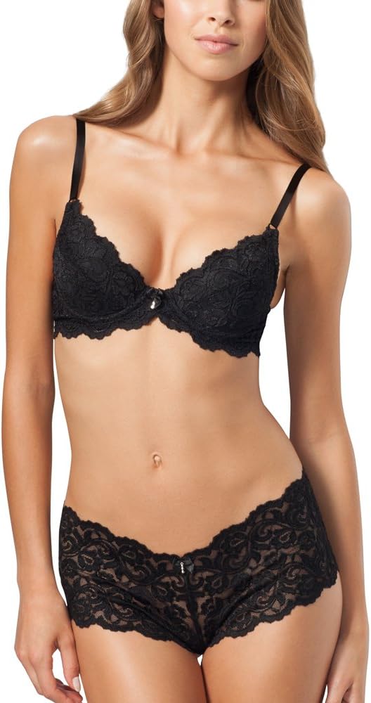 Smart & SexyWomen's Signature Lace Push-up Bra - Perfect for Seeking Effortless Style and Comfort