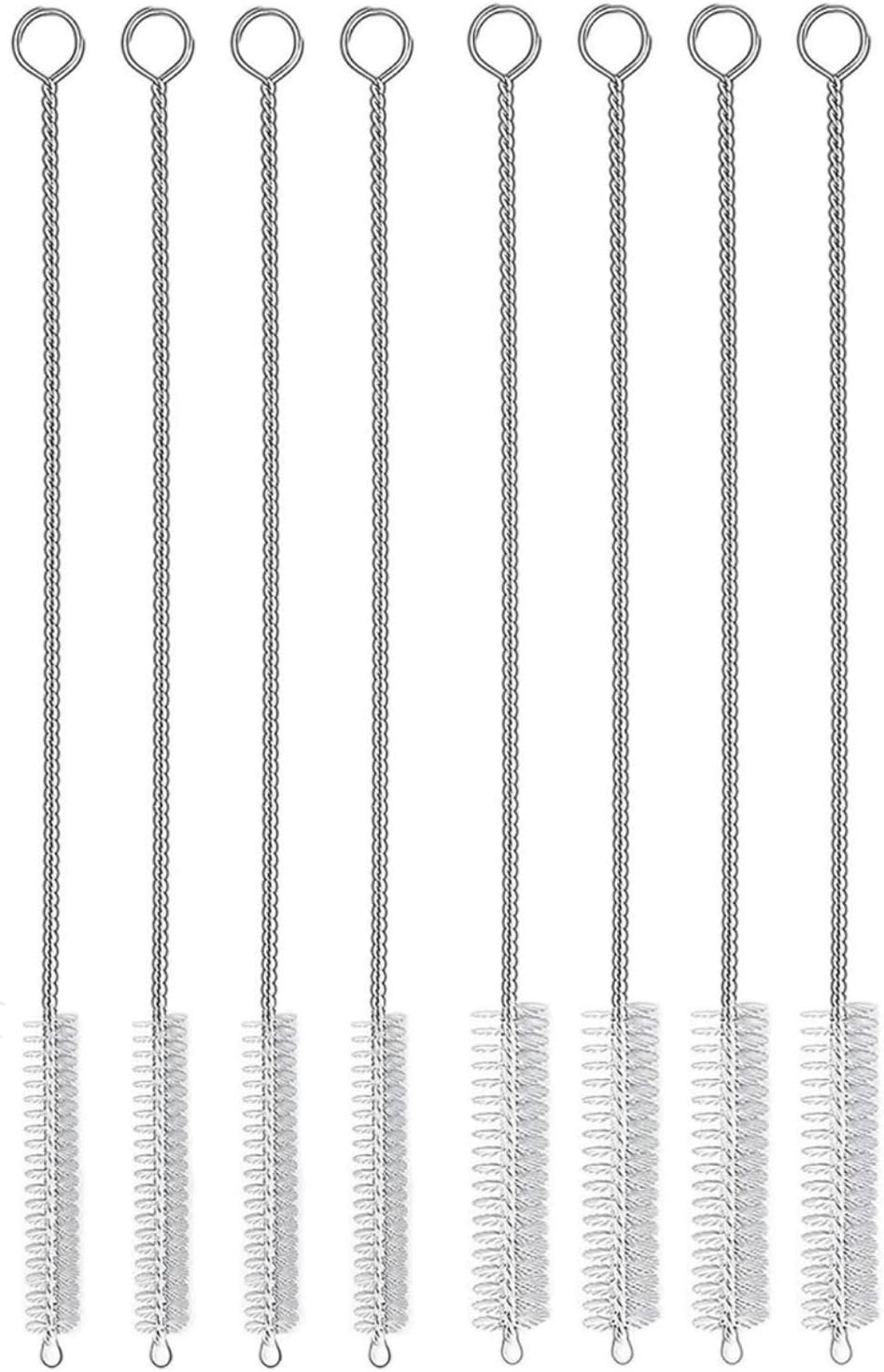 Straw Cleaner Brush, 8Pcs Extra Long Straw Cleaner for