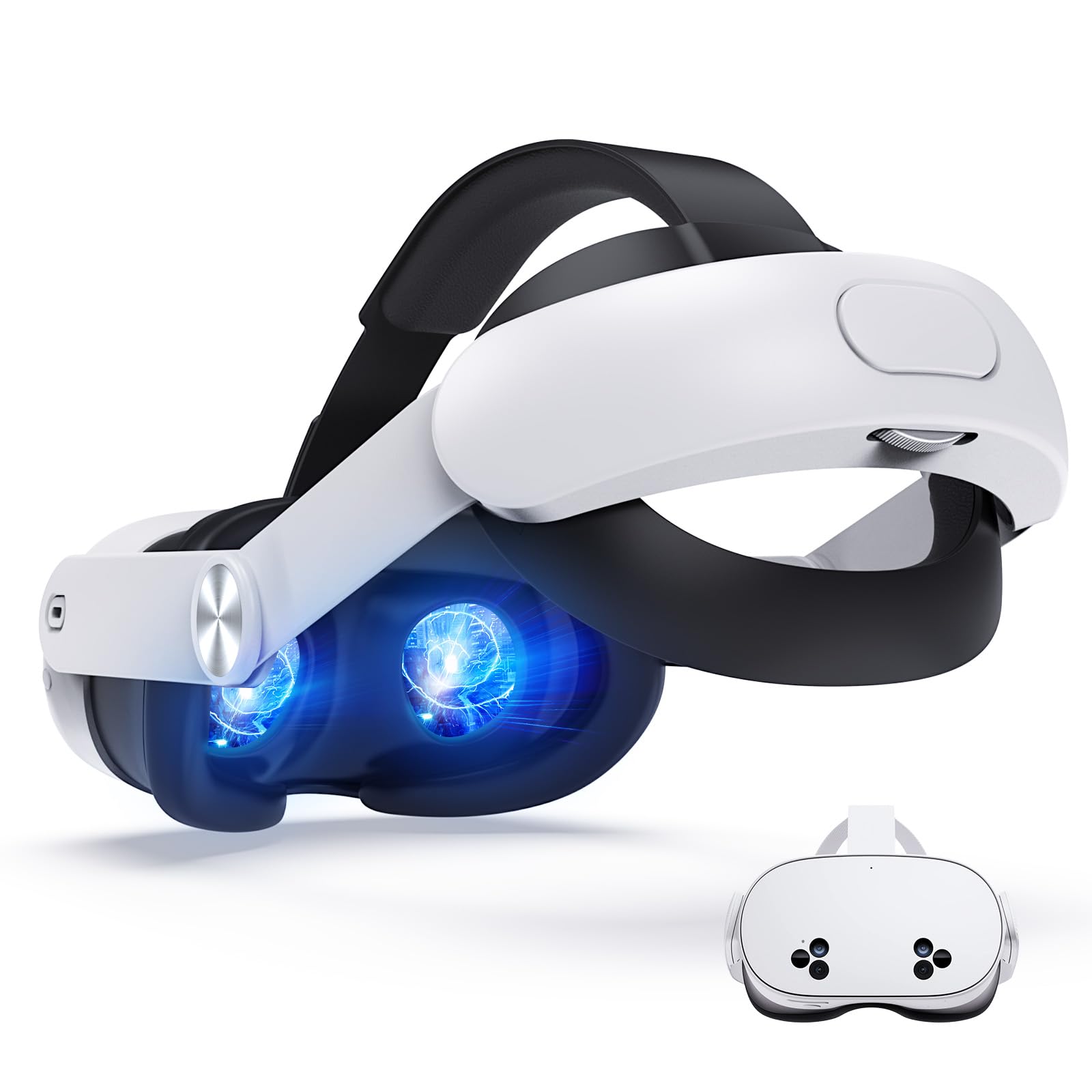 NEWENMO Headstrap Kompatibel mit Meta Quest 3S, Komfort Elite Strap für Oculus Quest 3S Zubehör, verstellbares Kopfband Ersatz reduziert den Druck und verbessert die Unterstützung in VR