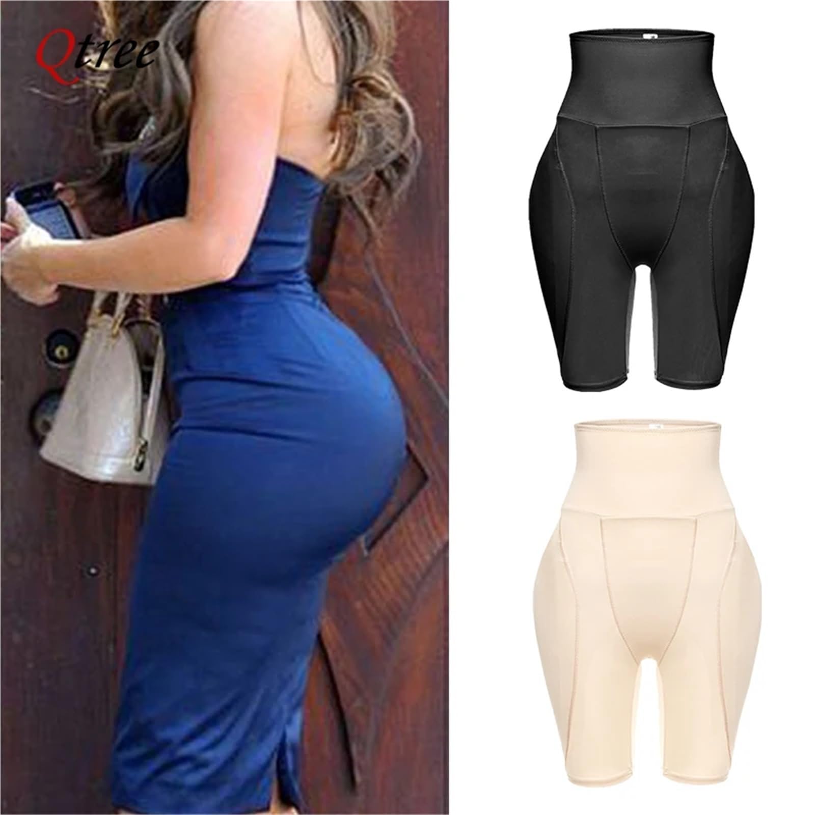 Guaina Contenitiva Donna Mutandine Modellanti a Vita Alta for Donne, Modellanti for la Pancia, Finti Glutei, for Aumentare Il Sedere, Pantaloncini for snellire Le Cosce