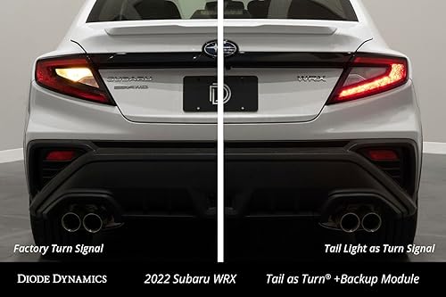 Miniatura 6 de Diode Dynamics Módulo LED de respaldo Tail as Turn + compatible con Subaru WRX 2022-2023, solo módulo