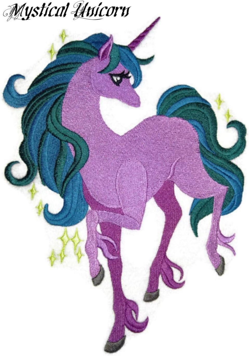 Custom Legendary Mythical Unique [Mystical Unicorn] Embroidery Iron On/Sew Patch [9.14" * 7"][Made in USA]