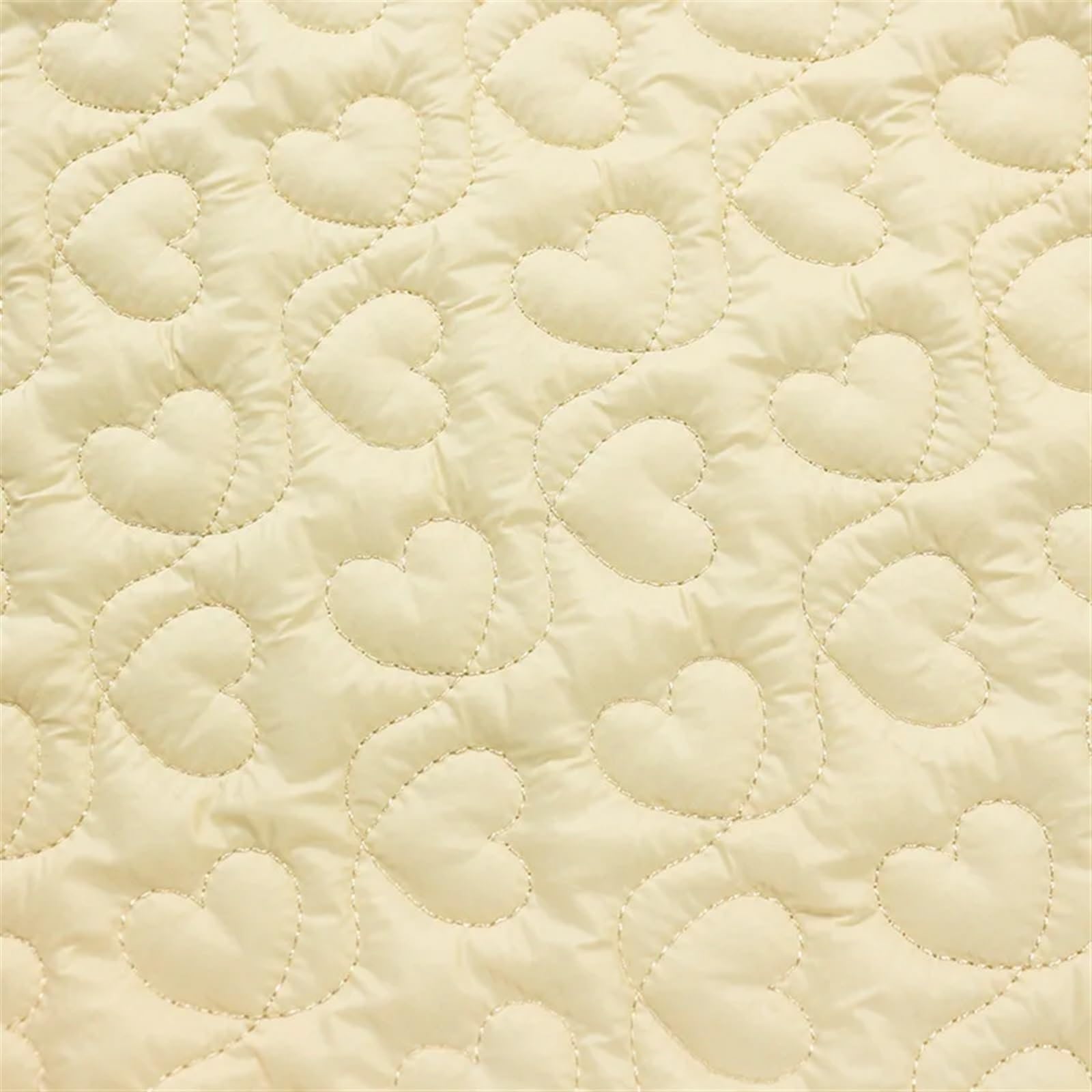 Tissu matelassé en coton jaune coupon 100x145cm pour patchwork et ameublement