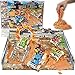 Liberty Imports Big Wheel 4x4 Monster Friction Pullback Truck Stunt Stadium - Includes 2 Vehicles, Molding Sand, Play Mat (38 Pcs)