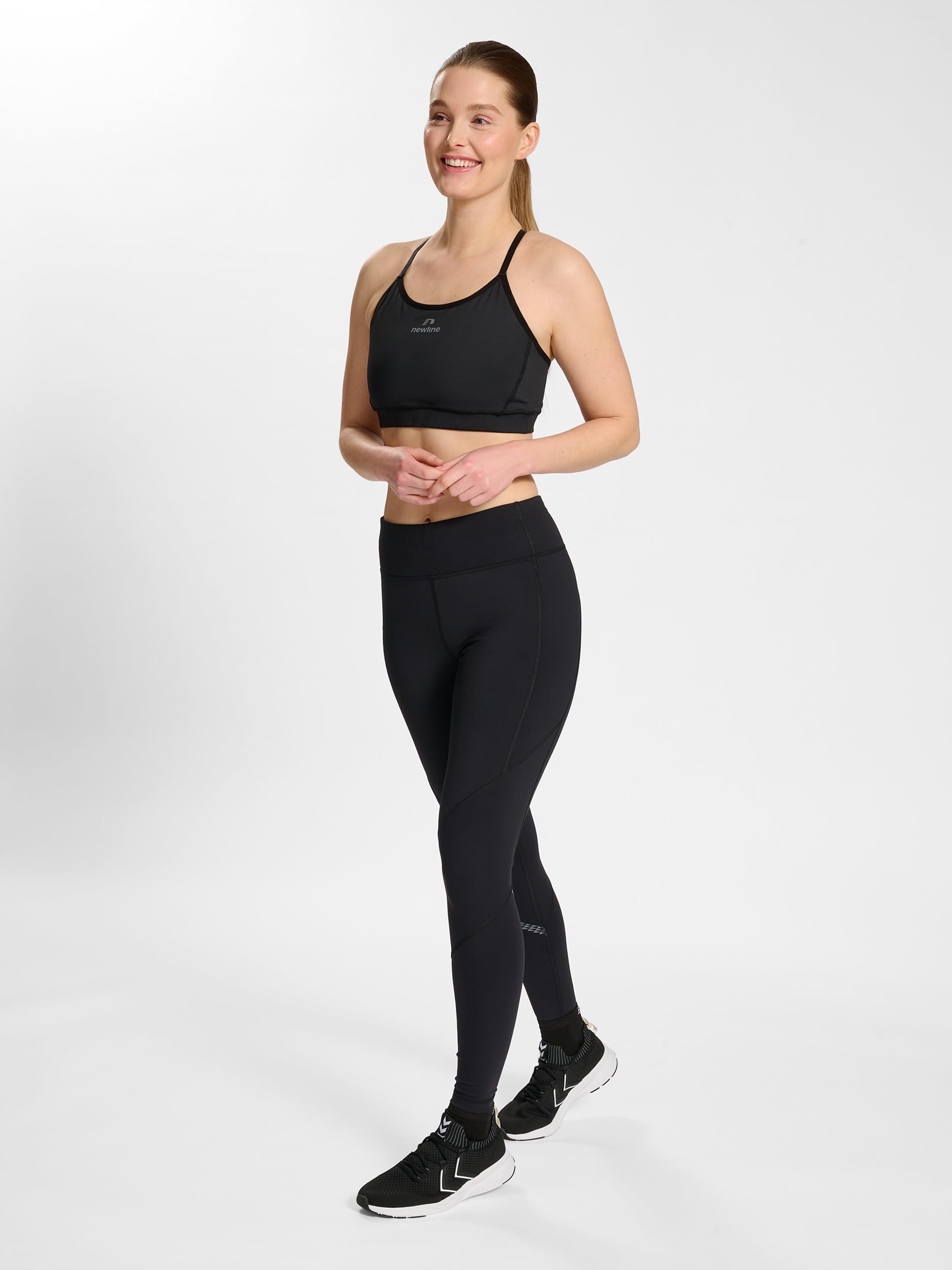 hummel Newline Damen Columbus Tight Laufbekleidung Tight Black - Schwarz S