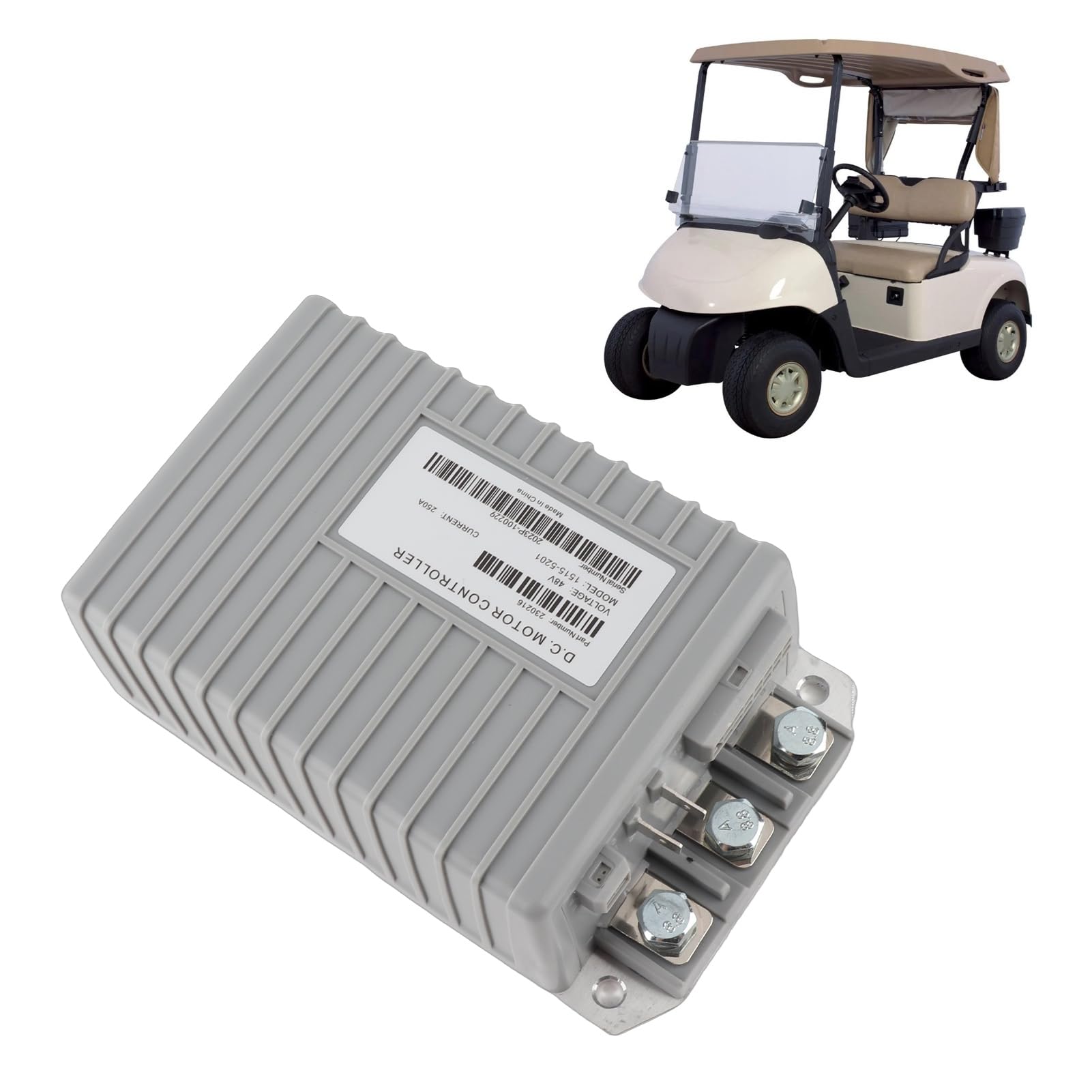 48V DC Motor Controlador 250A Funcionamiento Suave 1515-5201 Reemplazo para Club Car Precedent Excel