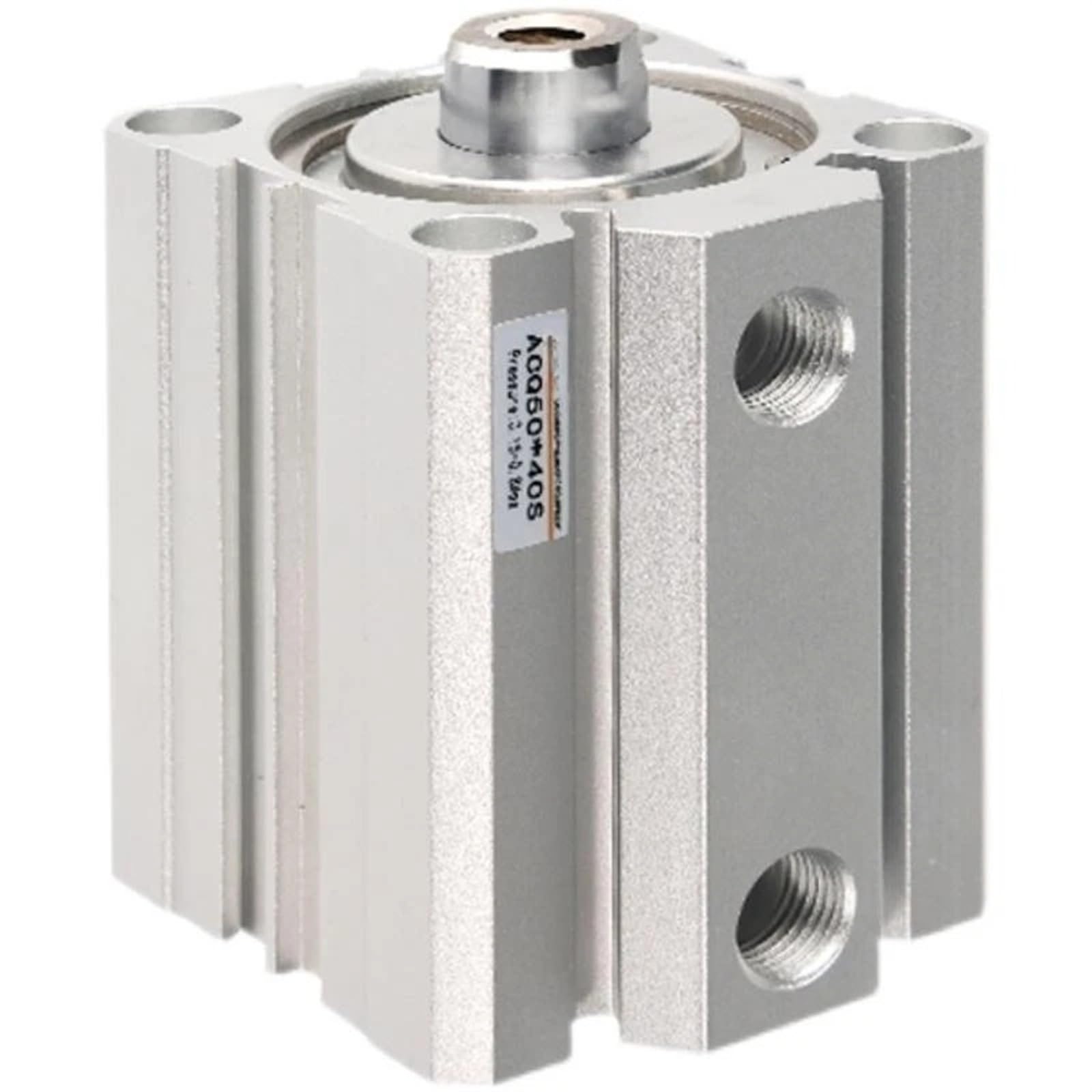 RCGKNNMUZ Adjustable Small Pneumatic Cylinder Compact Thin Bore 80mm Stroke 5~100mm(Stroke 25mm)
