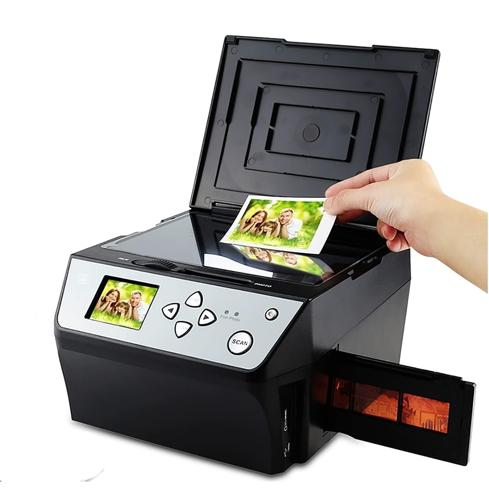 Slide Scanner, 22MP High Resolution Negative Film Conversion Color and Black and White, Convert 135 Film/35mmSlide/110 Film Business Cards to JPG Digital Photos, Support USB Output-image-30