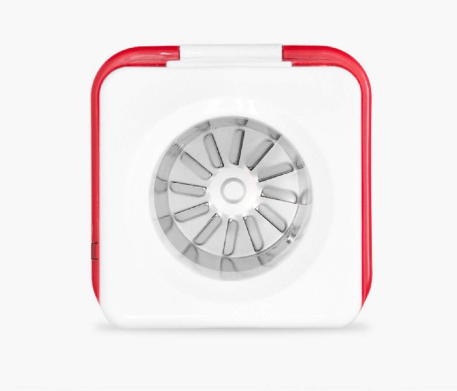Macchina per Popcorn, 1200W Popcorn Popper Compatta ad Aria Calda Senza Olio e Grassi, Macchina Pop Corn con Design a Bocca Larga, Include Misurino e Coperchio Rimovibile,Red