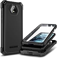 Vista 1 de NZND Funda compatible con Schok Volt SV55 con [protector de pantalla integrado], cubierta protectora de cuerpo completo a prueba de golpes