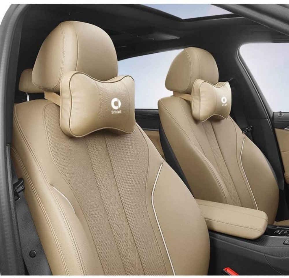 Seggiolino Auto Poggiatesta Cuscino per Il Collo Memory Soft Comfort Cuscino per Il Collo Accessori per Smart 450 451 453 Fortwo Forfour,A