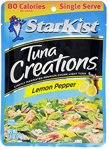 starkist single serve pouches - Starkist Tuna Creations, Zesty Lemon Pepper, Single Serve 2.6-Ounce Pouch (Pa...