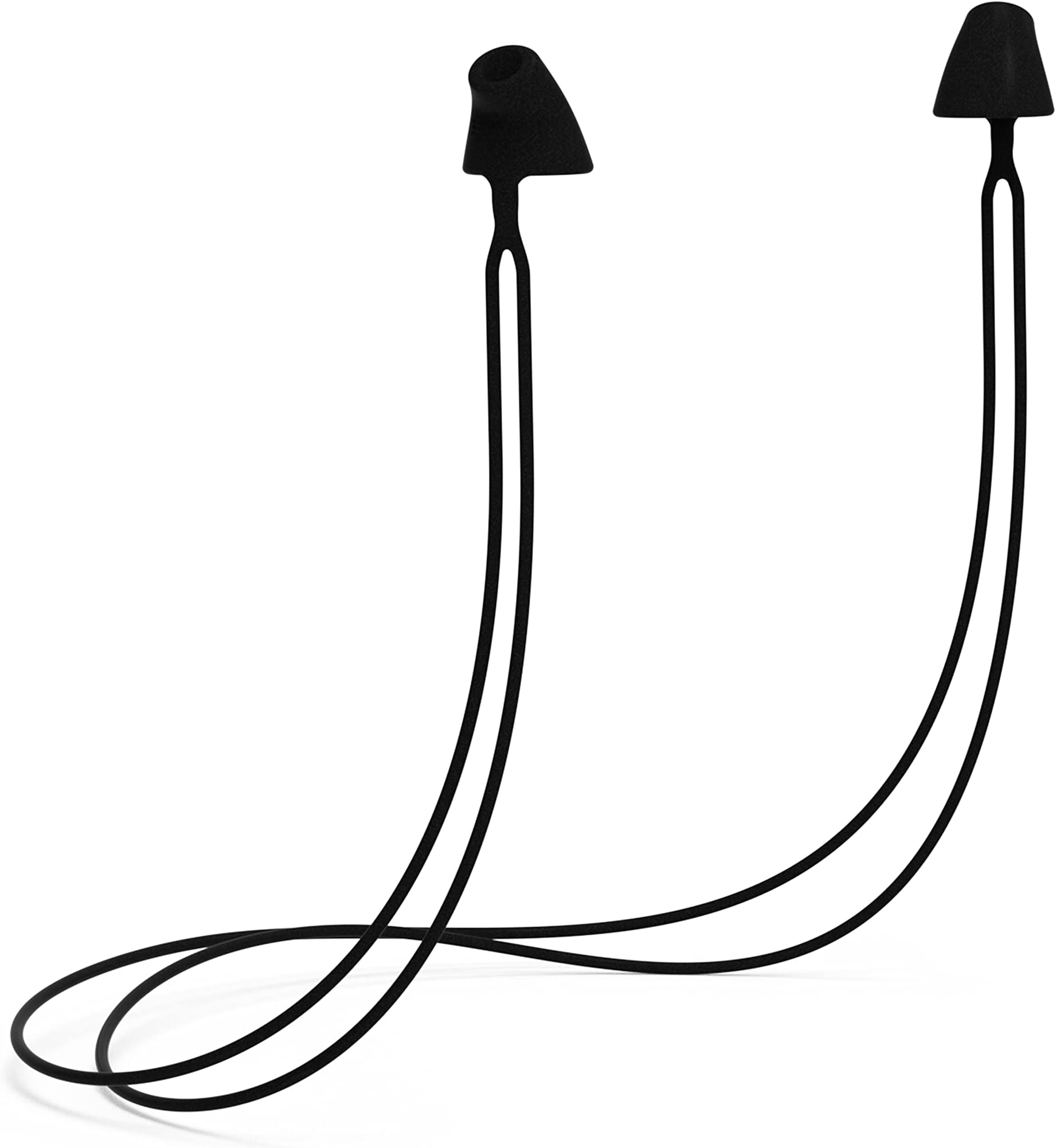 Flare Calmer Secure – Ear Plugs Alternative – Reduce Annoying Noises Without Blocking Sound – Soft Reusable Flexible Silicone with Built-in Lanyard – Black