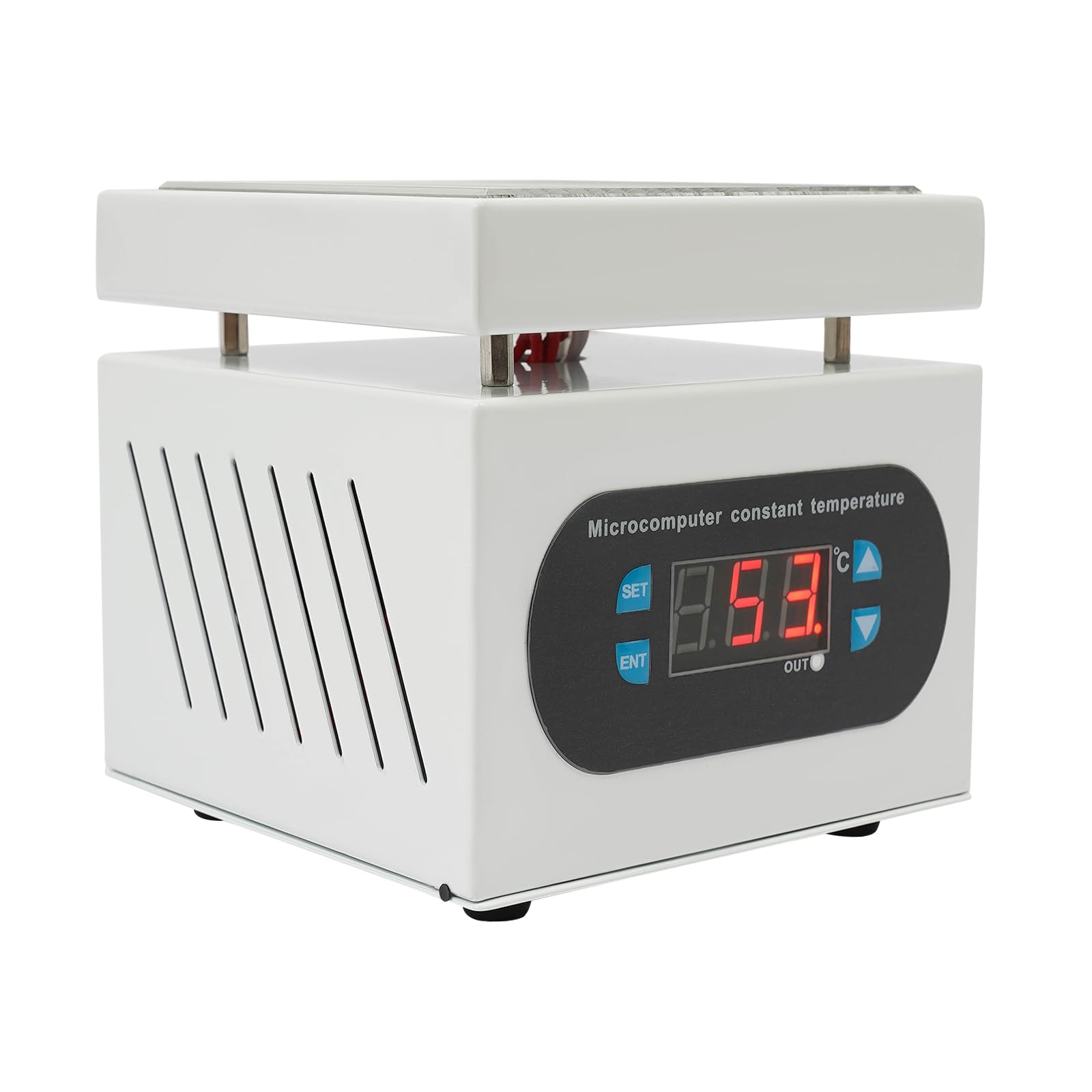 Stacja lutownicza, płyta grzejna, 350 W, 220 V, mikrokomputer LED, elektryczna płyta grzewcza, 100 x 100 mm, cyfrowa stacja grzewcza LCD, elektroniczna stacja grzewcza, 86℉-752℉/30°C-400°C