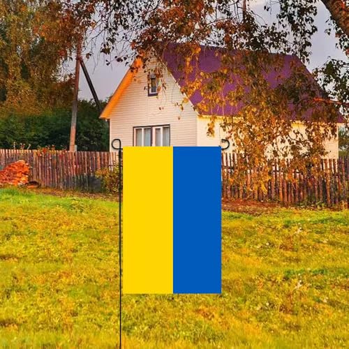 Ukraine Garden Flag, Yellow and Blue Vertical Stripes, Ukrainian National Flag Garden Flag12 X18" Double Sided Lawn Sign Yard Decor Perfect for Outdoor Decoration in Your Garden (UKR Flag) by FFILL - Image 3