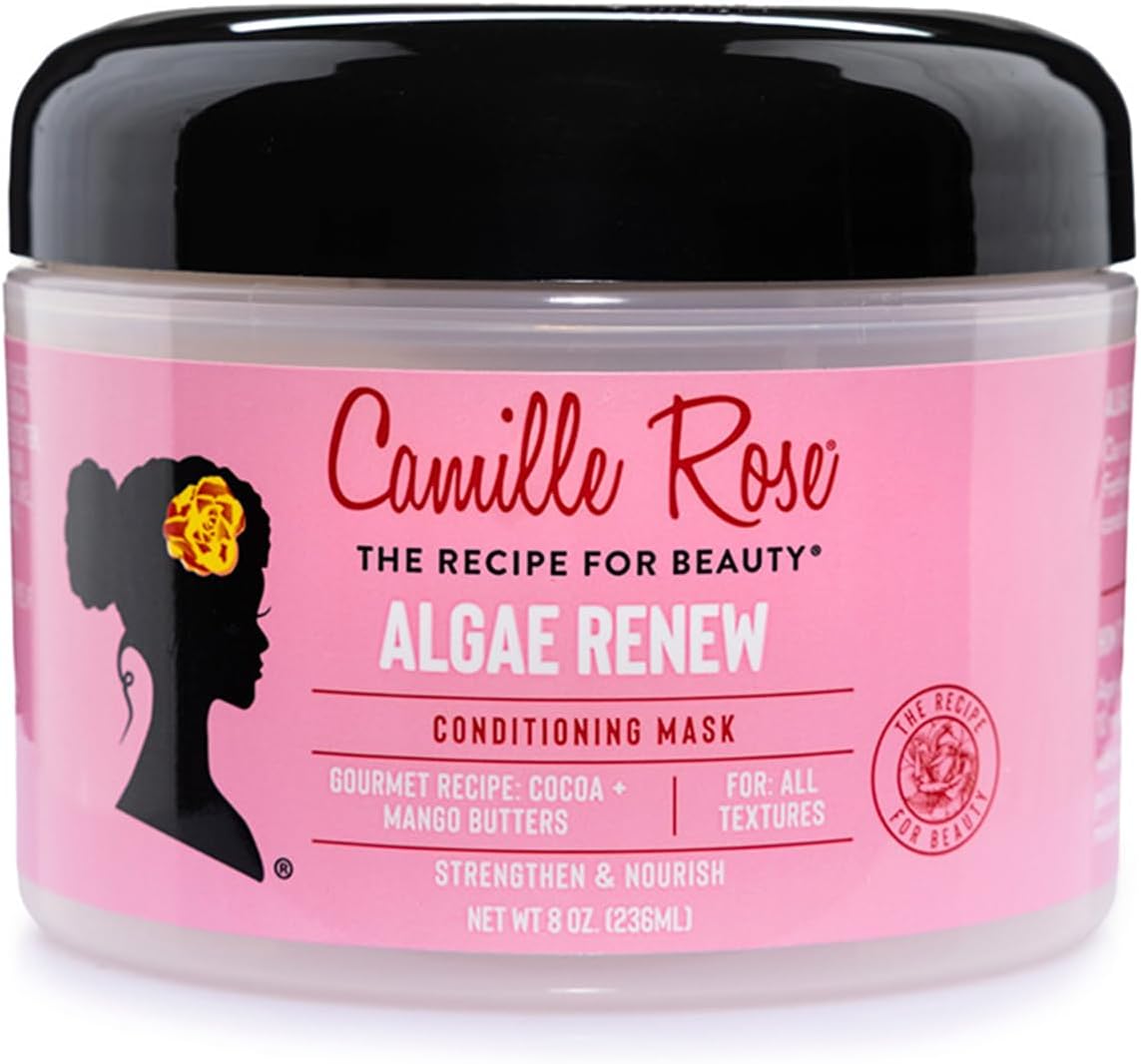 Algae Renew Deep Conditioning Wash Out Hair Mask, For All Hair Types, Nourish and Strengthen, Cocoa and Mango Butter, 240 ml (Pack of 1)