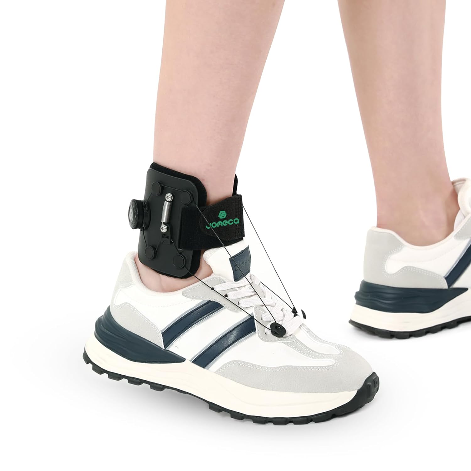 JOMECA Drop Foot Brace with DualKnob Adjust Dorsiflexion AFO Foot Drop