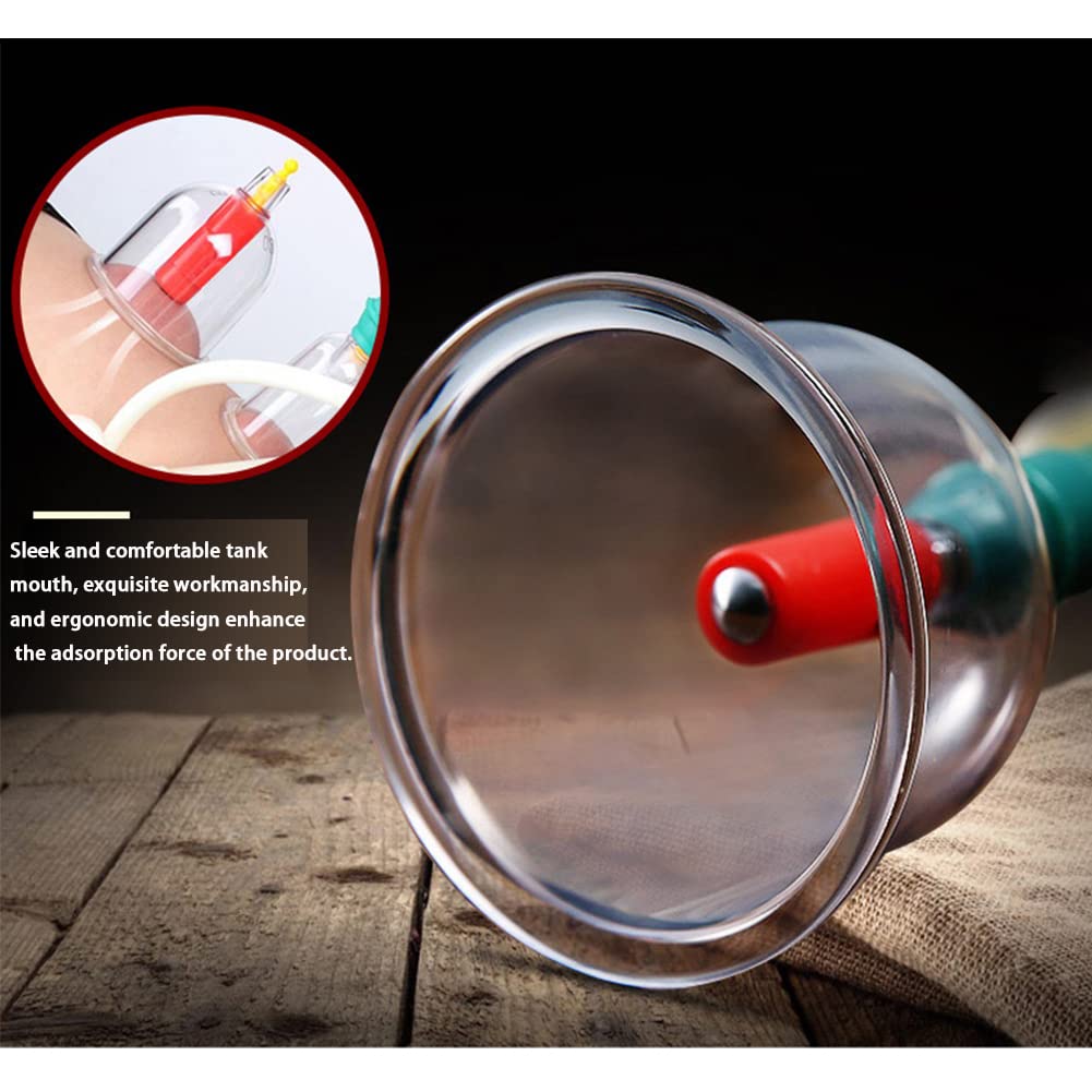 26 Schröpfbecher Sets Biomagnetisches Traditionelles Professionelles Chinesisches Therapie Massage Schröpfset Haushalts Vakuum Hijama Sauger Schröpftherapie mit Handpumpe